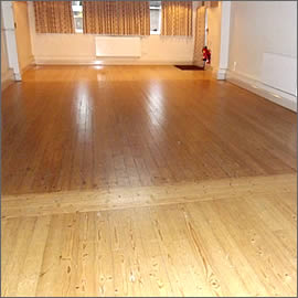 Wood flooring renovated by Select Flooring Ltd.